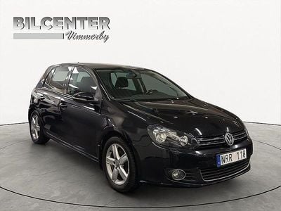 Svart Begagnad 2009 VW Golf VI Edition Halvkombi | 49 500 kr (Marknadspris)