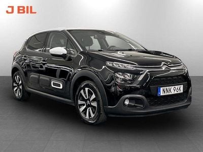 Svart Begagnad 2024 Citroën C3 Shine Halvkombi | 179 900 kr (Marknadspris)