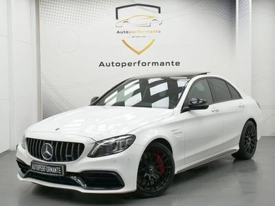 begagnad Mercedes C63S AMG AMGPerformance Pano Burm Moms 510hk