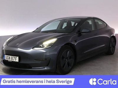 Begagnad Tesla Model 3 Long Range AWD 366 kW (498 HK) 2021 Grå Sedan