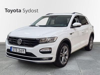 Vit Begagnad 2020 VW T-Roc R-line SUV | 165 000 kr