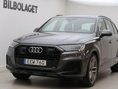 Grå Begagnad 2020 Audi Q7 S-Line SUV | 539 500 kr (Bra pris)