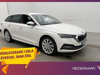 Vit Begagnad 2021 Skoda Octavia Kombi | 218 900 kr (Marknadspris)