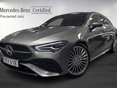 Begagnad Mercedes CLA200 Shooting Brake AMG 163 HK (119 kW) 2025 Mörkgrå Kombi