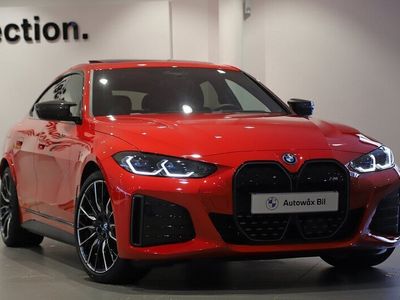 begagnad BMW i4 M50 / Individual Rosso Corsa Supercharged Kolfiber