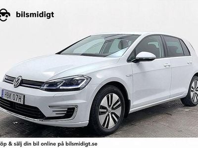 Begagnad VW e-Golf 100 kW (136 HK) 2019 Vit Halvkombi