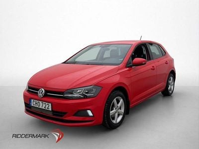 Begagnad VW Polo 95 HK (69 kW) 2020 Röd Halvkombi