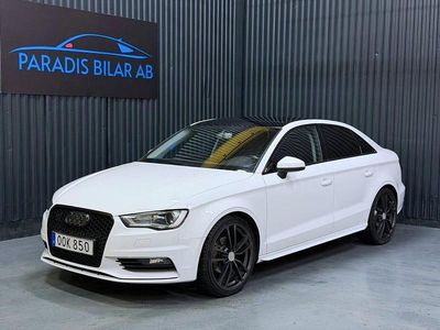 Begagnad Audi A3 Ambition 125 HK (91 kW) 2015 Vit Sedan