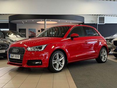 Begagnad Audi A1 Sportback 125 HK (91 kW) 2018 Röd Halvkombi