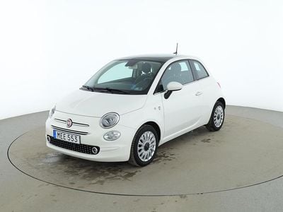 Vit Begagnad 2018 Fiat 500 Lounge Halvkombi | 119 000 kr (Marknadspris)