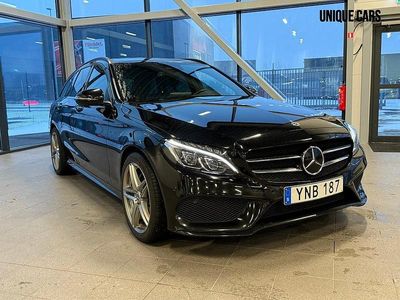 Begagnad Mercedes C220 AMG 170 HK (125 kW) 2017 Svart Kombi
