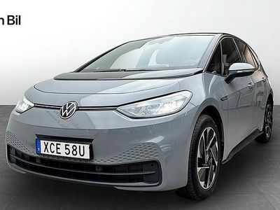 Grå Begagnad 2022 VW ID.3 Comfortline Halvkombi | 269 900 kr (Marknadspris)