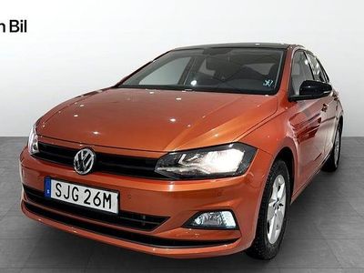 Begagnad VW Polo Comfortline 95 HK (69 kW) 2019 Orange Halvkombi