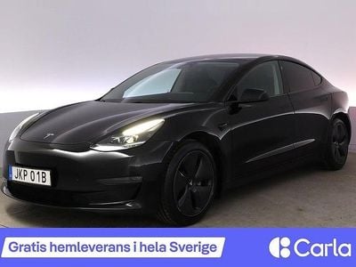 Svart Begagnad 2021 Tesla Model 3 Long Range AWD Sedan | 296 990 kr (Marknadspris)