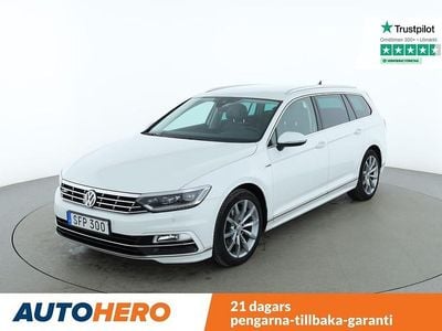 Vit Begagnad 2018 VW Passat R-line Kombi | 197 000 kr (Bra pris)
