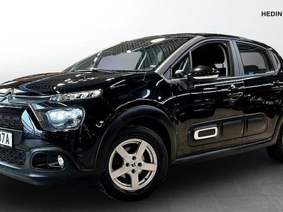 Svart Begagnad 2022 Citroën C3 Feel Halvkombi | 124 900 kr (Marknadspris)