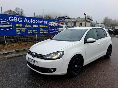 Begagnad VW Golf VI GT 160 HK (117 kW) 2011 Vit Halvkombi