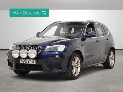 Begagnad BMW X3 M Sport 184 HK (135 kW) 2013 Blå SUV