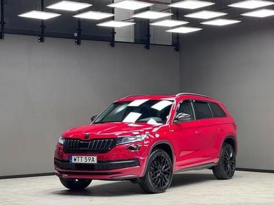 Begagnad Skoda Kodiaq SportLine 190 HK (139 kW) 2019 Röd SUV