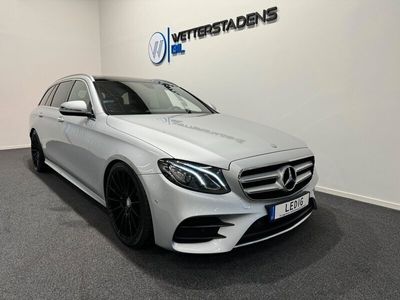 begagnad Mercedes E220 T d AMG 20" Värmare Drag Panorama LED