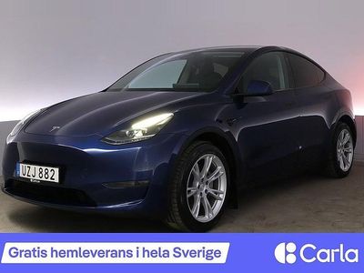 Begagnad Tesla Model Y Long Range AWD 378 kW (514 HK) 2022 Blå SUV