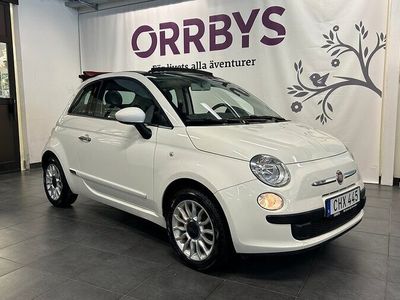 begagnad Fiat 500C 1.2 8V Lounge 69hk Cab Skinn