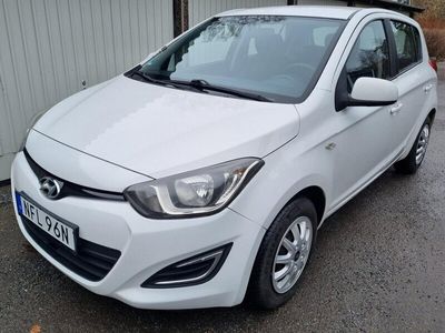 begagnad Hyundai i20 i201.1 D/Nyservad/Nybesiktigad/Låga mil