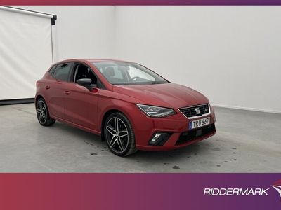 begagnad Seat Ibiza 1.5 TSI 150hk FR Kamera CarPlay Välserv 0,42l/mil