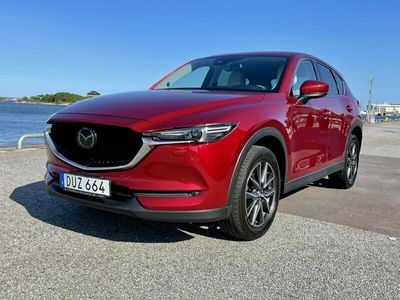 begagnad Mazda CX-5 Optimum AWD 2.5 Of-white helskinn Bose ljudsystem