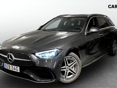Grå Begagnad 2022 Mercedes C300e AMG Kombi | 369 900 kr