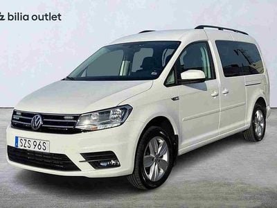 Vit Begagnad 2019 VW Caddy Maxi Life Life Minibuss | 209 900 kr