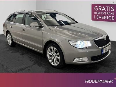 begagnad Skoda Superb Kombi 2.0 TDI Dragkrok Sensorer Välservad 2012, Kombi