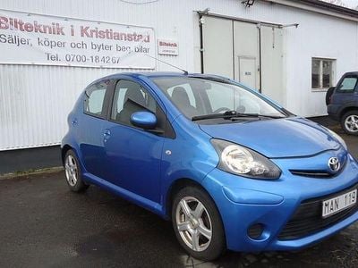 Begagnad Toyota Aygo 68 HK (50 kW) 2012 Blå Halvkombi
