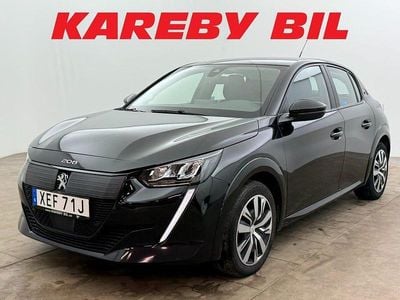 Begagnad Peugeot e-208 100 kW (136 HK) 2020 Svart Halvkombi