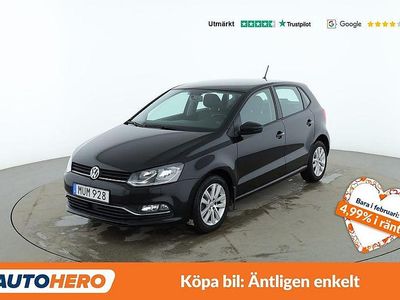 Begagnad VW Polo Comfortline 91 HK (66 kW) 2017 Svart Sedan