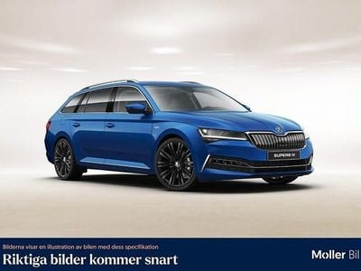Race blue metallic Begagnad 2021 Skoda Superb LAURIN & KLEMENT Kombi | 314 900 kr (Marknadspris)