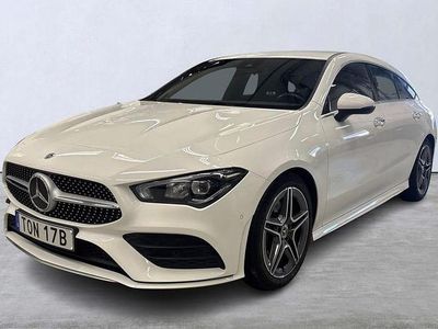 Begagnad Mercedes CLA200 Shooting Brake AMG line 151 HK (111 kW) 2020 Vit Kombi