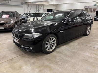 Svart Begagnad 2015 BMW 520 Kombi | 129 900 kr (Marknadspris)