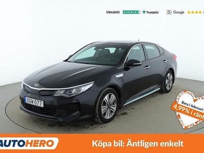 Begagnad Kia Optima Hybrid Comfort 205 HK (150 kW) 2016 Svart Sedan