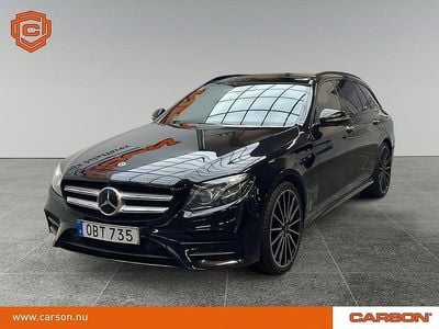 Svart Begagnad 2018 Mercedes E400 AMG line Kombi | 329 700 kr (Marknadspris)