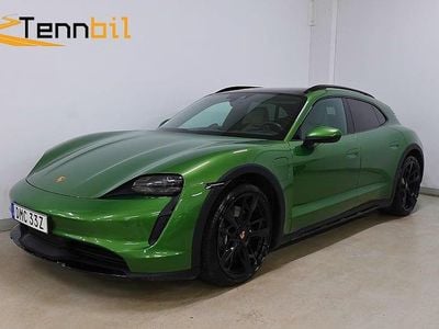 Begagnad Porsche Taycan Cross Turismo 319 kW (435 HK) 2022 Grön Kombi