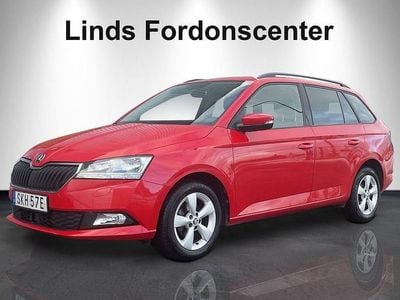 Begagnad Skoda Fabia Style 95 HK (69 kW) 2019 Röd Kombi