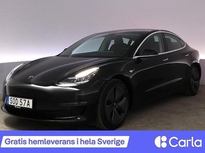 Begagnad Tesla Model 3 Long Range AWD 366 kW (498 HK) 2019 Svart Sedan