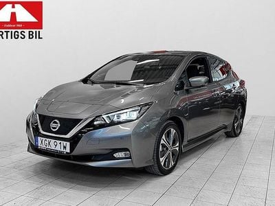 Begagnad Nissan Leaf Tekna 109 kW (149 HK) 2021 Grå Halvkombi