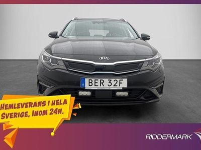 Svart Begagnad 2019 Kia Optima Hybrid Sport Sedan | 148 990 kr (Marknadspris)