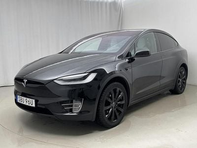 Svart Begagnad 2019 Tesla Model X Long Range AWD SUV | 355 000 kr (Marknadspris)