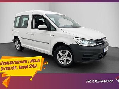 Vit Begagnad 2018 VW Caddy Minibuss | 219 800 kr