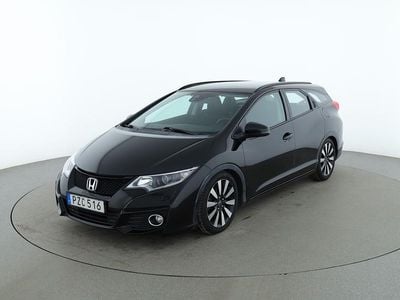 Svart Begagnad 2015 Honda Civic Elegance Kombi | 118 000 kr (Marknadspris)