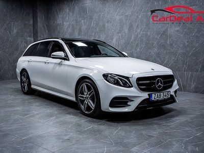 begagnad Mercedes E220 T d 4M AMG Drag Pano Navi B-Kamera