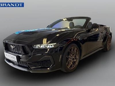 Svart Ny 2025 Ford Mustang GT Convertible Cab | 699 000 kr